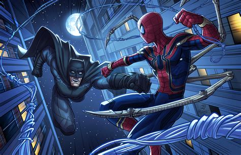 Batman Vs. Spider-Man (Marvel / DC Crossover) on Behance