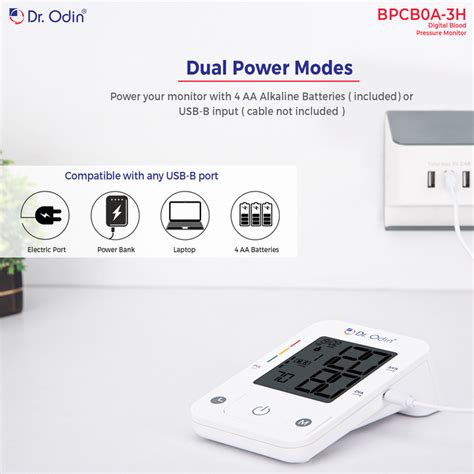 Accurate Blood Pressure Monitor BPCBOA-3H for Health Tracking — Dr. Odin