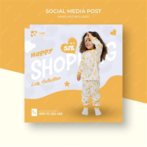 Kids fashion sale social media post collection Design and New Baby ...