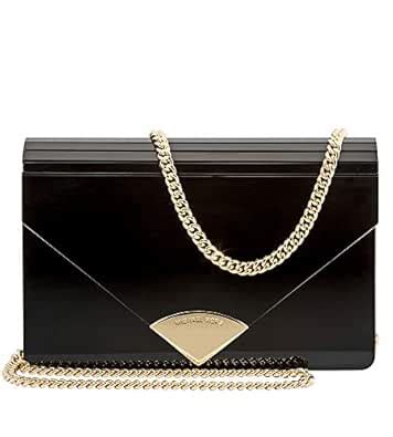 MICHAEL Michael Kors Barbara Medium Envelope Clutch Black One Size ...
