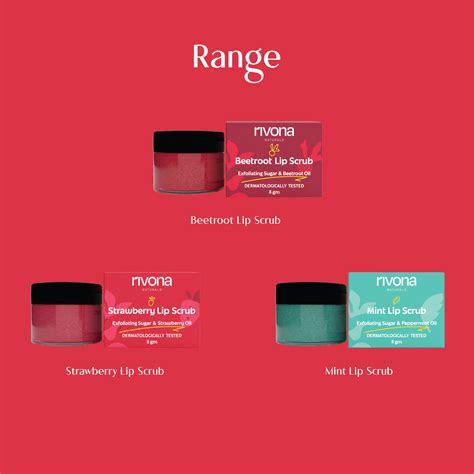 Exfoliating Niacinamide Beetroot Lip Scrub – Rivona Naturals