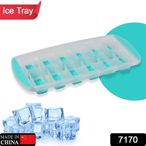 7170 12 Grid Silicon Ice cubes Making Tray Food — DeoDap
