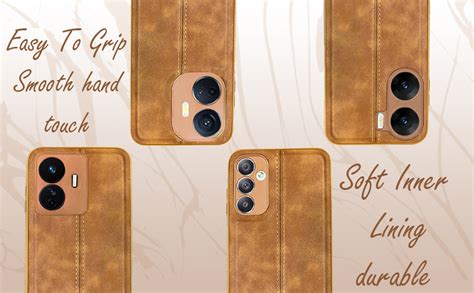 A rtistque Premium Thread Leather Back Cover Case for Vivo T1 44W ...