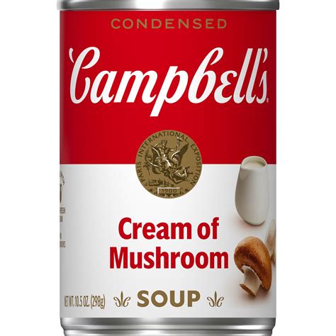 Campbell's Condensed Cream of Mushroom Soup 10.5 oz Can Vegetarian with ...