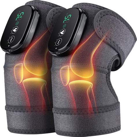 Amazon.com: comrelax Knee Massager with Heat & Vibration, Heated Knee ...