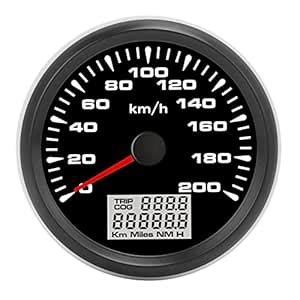 Car Speed Gauge, High Accuracy 85Mm 200Km/H Fast Position Confirmation ...