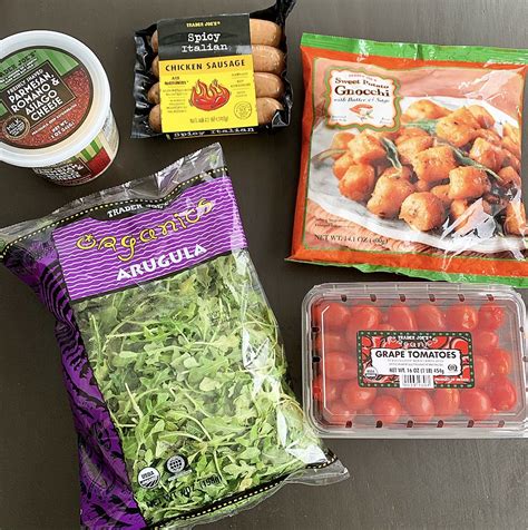 Trader Joe’s Sweet Potato Gnocchi and Sausage Salad | Trader joes ...