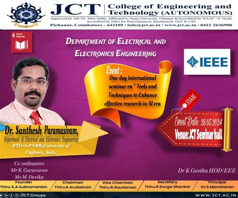 International Seminar on Tools and Techniques to Enhance Effective ...