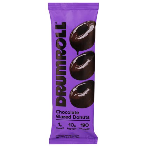 Drumroll Donuts, Chocolate Glazed (2.6 oz) Delivery or Pickup Near Me ...