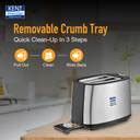 KENT Pop Up Toaster SS| Automatic Pop Up|7 Browning Modes|Removable ...
