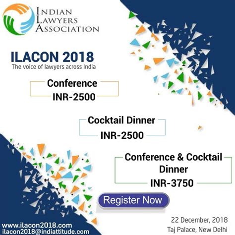 ILACON 2018 Update - Annual National Conference at Taj Palace, New ...