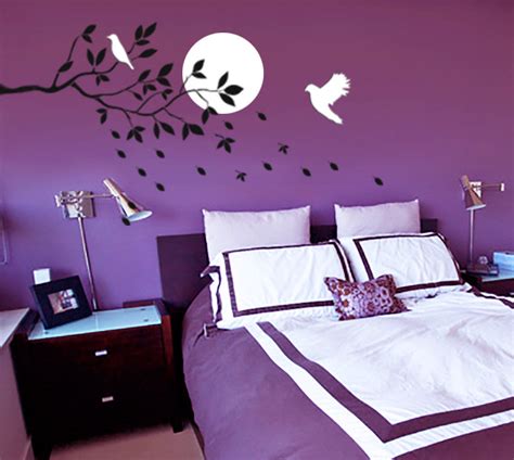 Tree branch & Birds Flying Wall Stencil | Reusable Wall painting Stencils