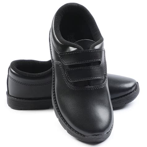 Buy Prefect Black Velcro Uniform School Shoes For Kids S/BOY-V By Liberty