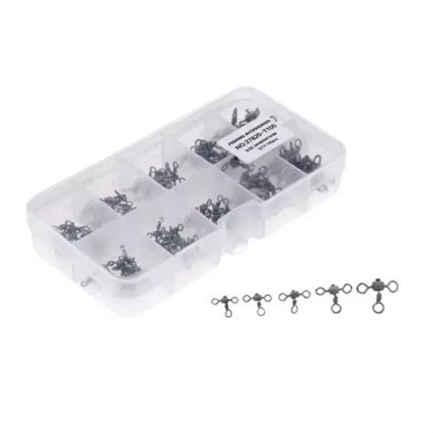 Unbreakable 3-Way Fishing Rolling Swivels for Enhanced Line Performance ...