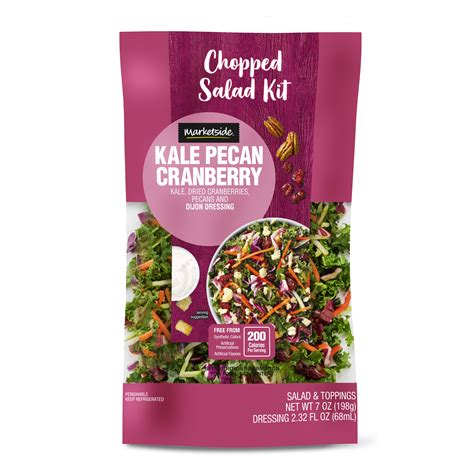 Marketside Kale Pecan Cranberry Chopped Salad Kit, Bag, Fresh | Fig App