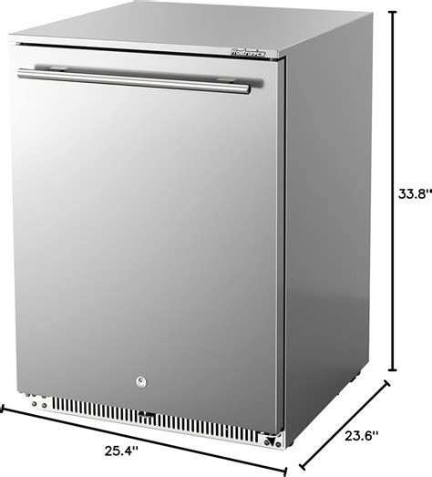 Frostronics 24 Inch 168 Cans Outdoor Beverage Refrigerator, 5.47 India ...