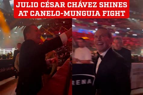 Julio César Chávez steals spotlight as he arrives for Canelo-Munguia ...