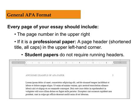 Image result for APA Essay Formatting