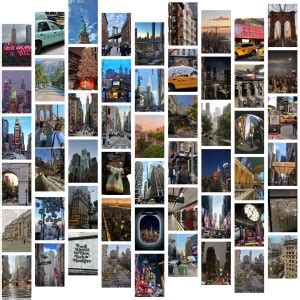 New York City Posters Wall Collage Kit Aesthetic Pictures, Wall Decor ...