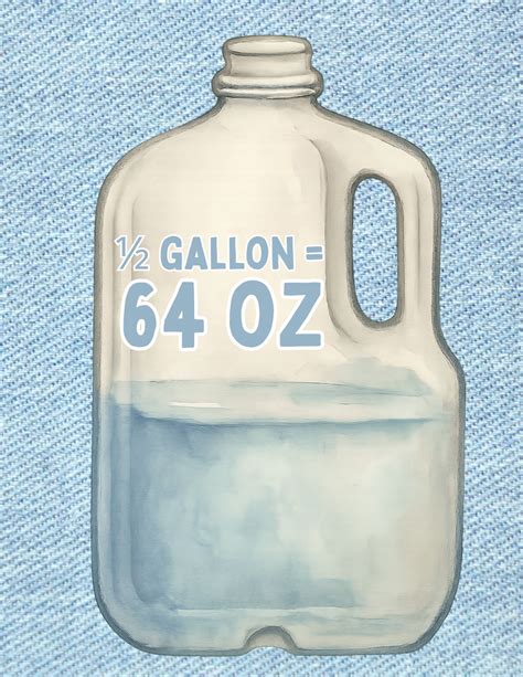 How Many Ounces in Half Gallon? - My Heavenly Recipes