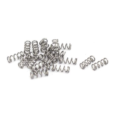 uxcell Compression Spring,304 Stainless Steel,2mm OD,0.3mm Wire Size ...