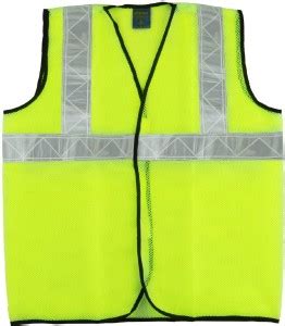 SAFEDOT S1-2 Safety Vest 60 GSM Unisex 1" Reflective strip Traffic ...