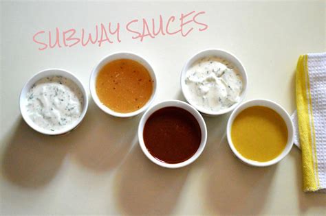 Homemade Subway Sauces | Subway sauces, Honey mustard recipes, Salad ...