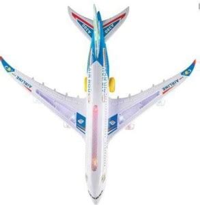HREYANSH COLLECTION AirBus A380 Themed Airplane Toys for Kids, Bump and ...