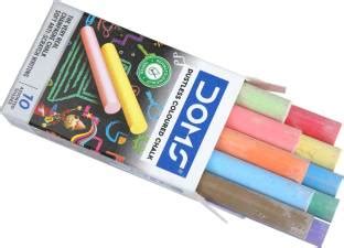 DOMS Non Toxic Dustless Coloured Board Chalk Price in India - Buy DOMS ...