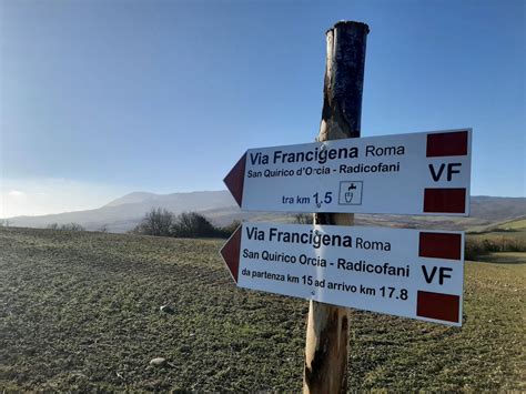 Via Francigena da Siena a Radicofani
