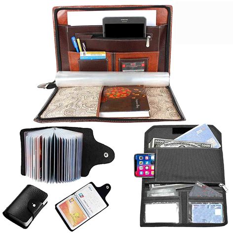 GreatDio® Leatherette Professional File Folders for Certificates 20 ...