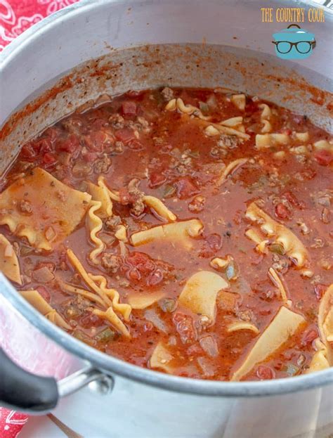 Lasagna Soup   The Country Cook