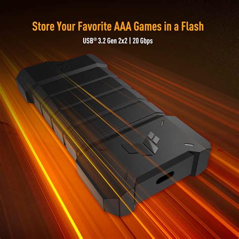Buy Shop Asus TUF Gaming A2 USB-C 3.2 Gen 2×2 SSD Enclosure at Low ...