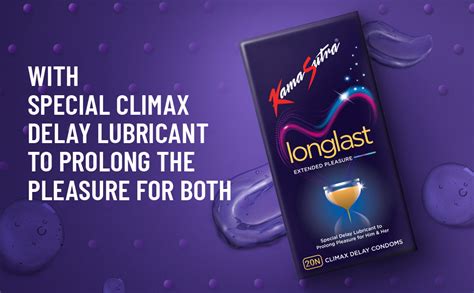 Buy KamaSutra LongLast Condom for Men | Dotted | Climax Delay for ...