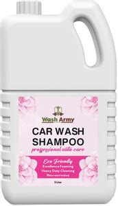 Wash Army Car Wash Shampoo -pH Neutral Soap Formula For Safe, Spot Free ...