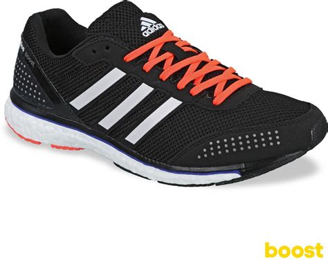 ADIDAS Adizero Adios Boost 2 M Running Shoes For Men - Buy Black Color ...