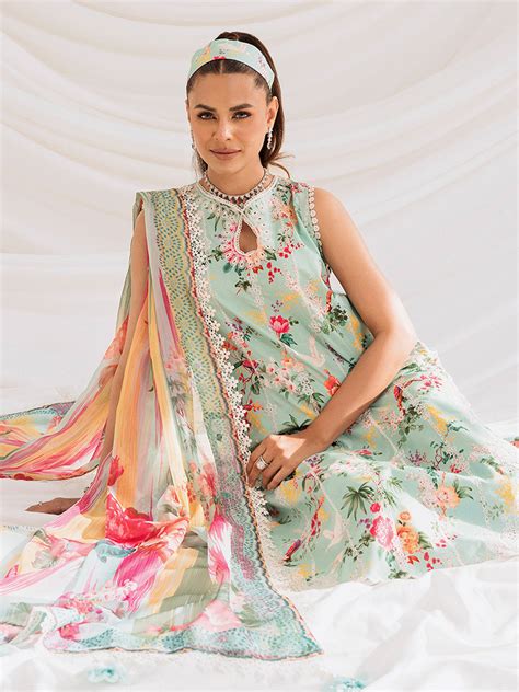 Faiza Faisal French Garden Lawn Collection – Heather – YourLibaas