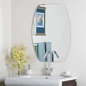 Buy Quality Glass Vertical Shape Frameless Decorative Glass Rectangular ...