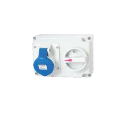 SALZER | IP01634-7274 | Wall Mounted Socket, Switched with Interlock 2 ...