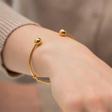 Orb Bead Kada Bangle – Dimplery
