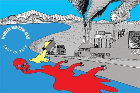 poster on 'stop river pollution' - Brainly.in