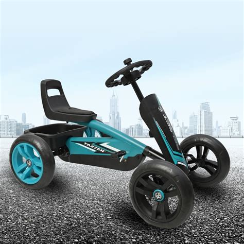 Buy DHANOA S Dhanoas Tazzer Go Kart Turquoise Racing Ride On Kids Car ...