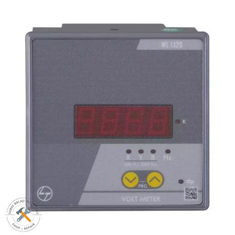 L&T 3 Phase LED Voltmeter CL 1 - WL132010OOOO