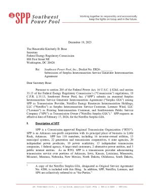 Fillable Online Submission of Surplus Interconnection Service Generator ...