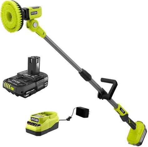 Amazon.com: RYOBI Cordless ONE+ TELESCOPING Power Scrubber KIT ...