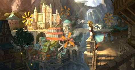 Download wallpaper city, original, blonde hair, poppo sutchy, section ...