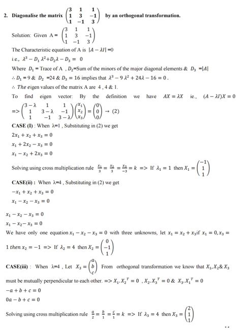 Image result for Diagonalisation of a Matrix