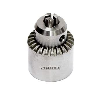 HHIP 3700-0309 JT2 Stainless Steel Drill Chuck with Key, 1/64-3/8 ...
