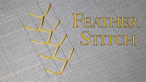 Feather Stitch Tutorial 的图像结果