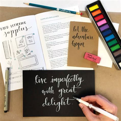 Buy Hand Lettering Kit - Beginning Hand Lettering Set with ...